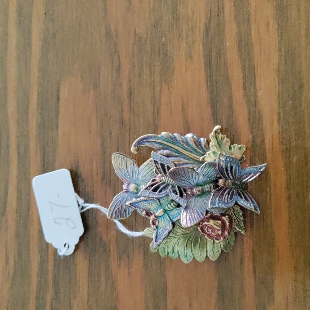 Brass Butterfly Pendant